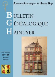 Parution du BGH 134 de l'Association Généalogique du Hainaut Belge