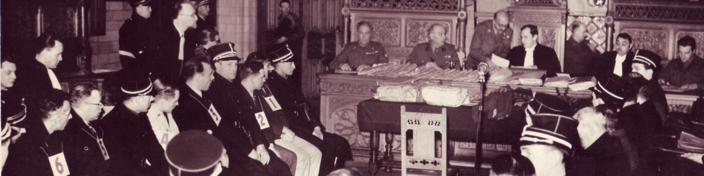 Procès militaire. Photo cegesoma.be